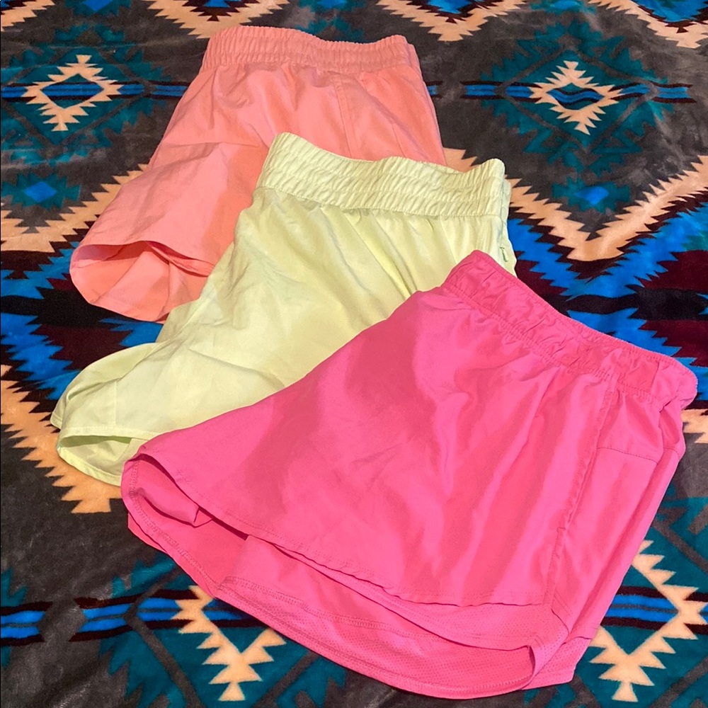 Vibrant Athletic Shorts Set
